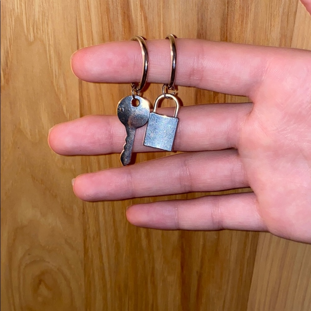 Lock and Key earrings